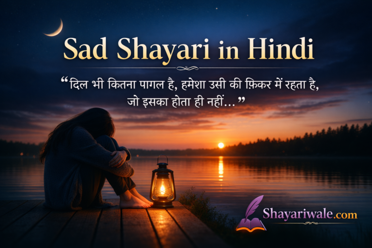 Sad Shayari in Hindi | Sad Shayari, दर्द भरी सैड शायरी