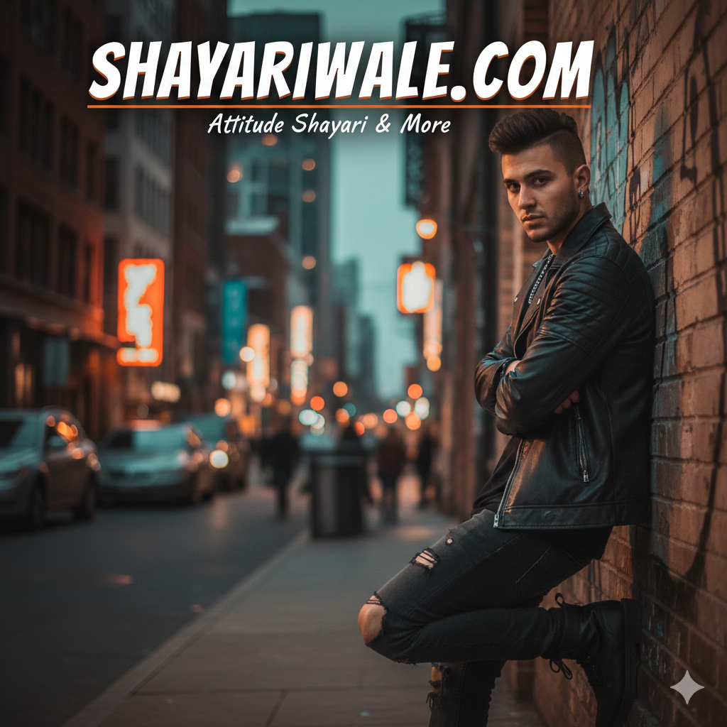 Attitude Shayari in Hindi. 😎
